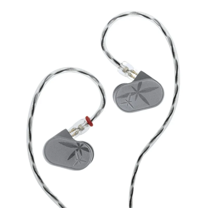 MOONDROP LAN II POP Dynamic Wired IEM In-Ear Monitor Headphones (Silver)