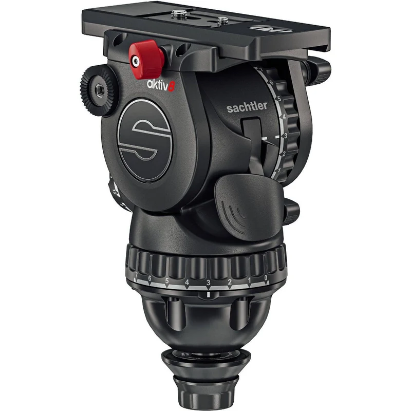 Sachtler aktiv8T Touch & Go Fluid Head with SpeedLevel for Select 100mm Sachtler Tripods