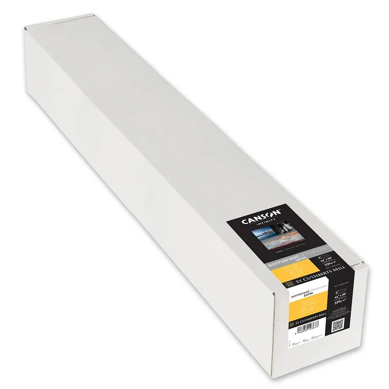 Canson Somerset Enhanced Satin White 330GSM (1118mm x 20m)