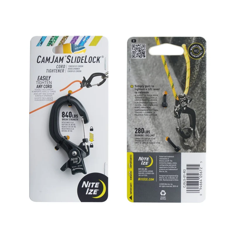 Nite Ize CamJam SlideLock Cord Tightener - Small