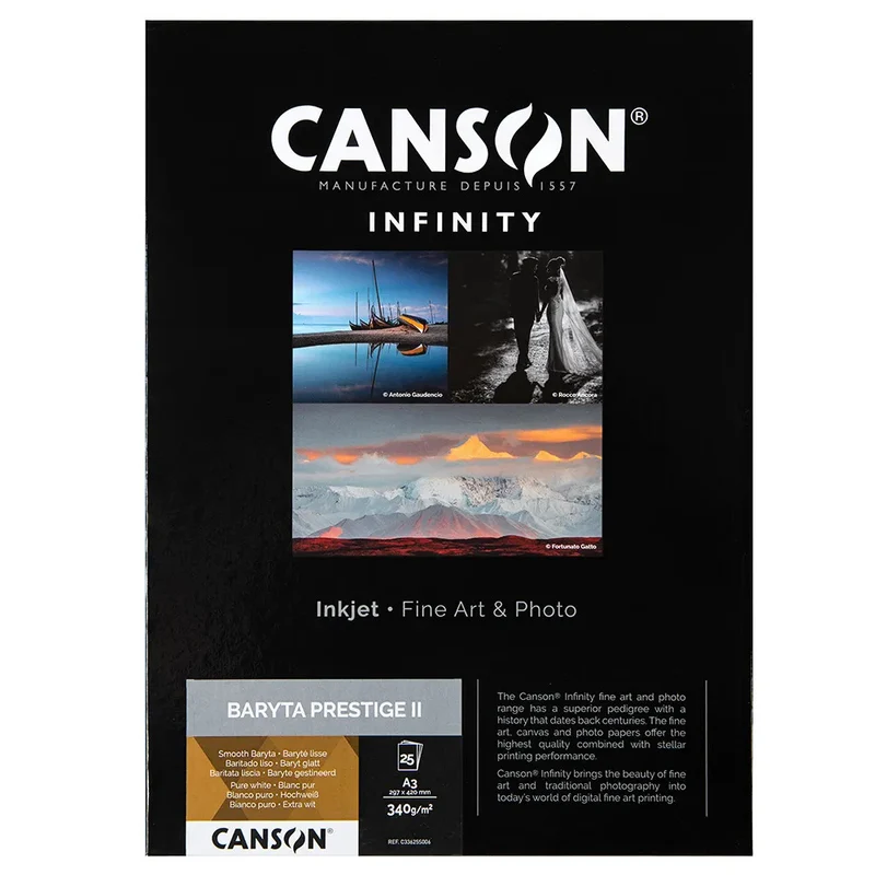 Canson Infinity Baryta Prestige II 340GSM (A3)