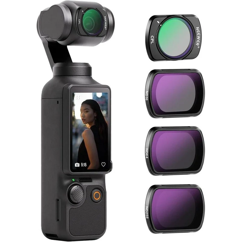 NEEWER HD CPL Filter Kit for DJI Osmo Pocket 3 - 4 Pack