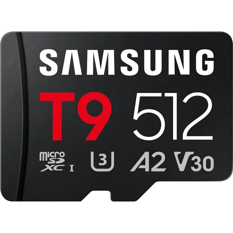 Samsung T9 512GB UHS-I microSDXC Memory Card Up to 200MB/s