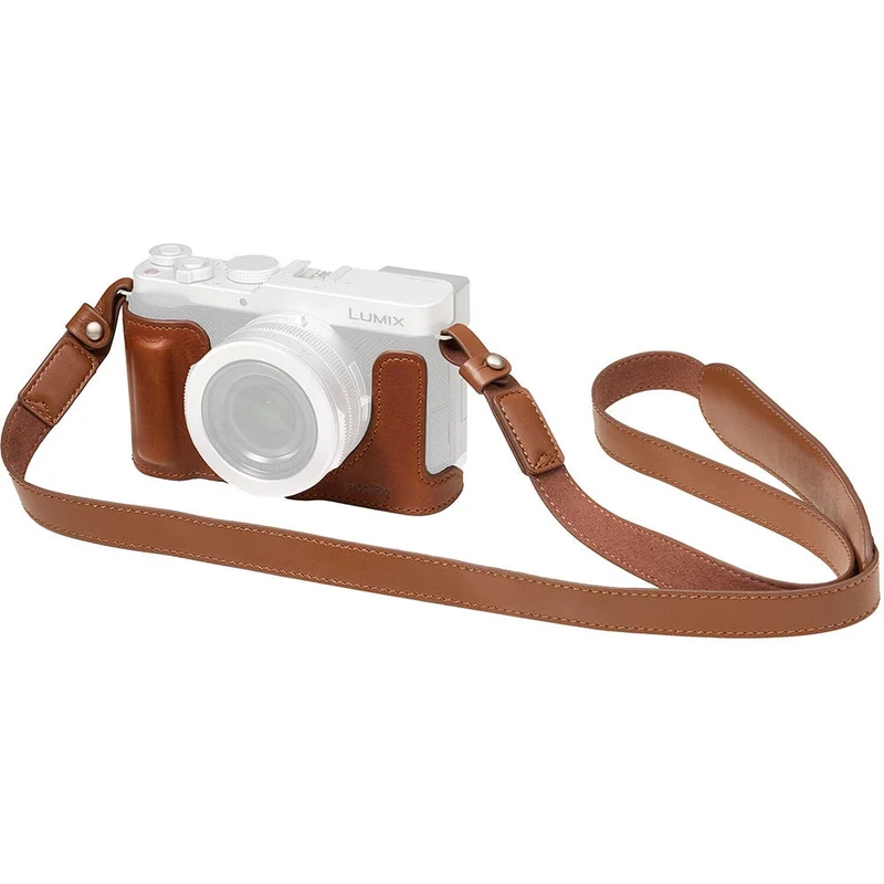 SmallRig Leather Half Case Kit for Panasonic LUMIX L10Brown6275