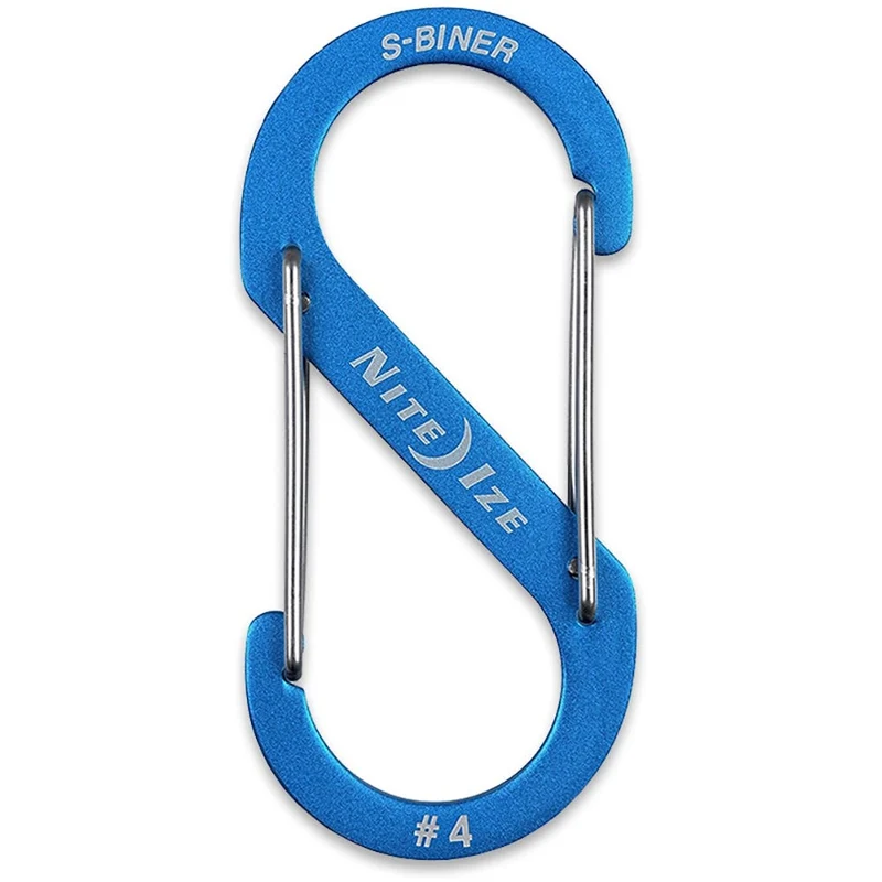 Nite Ize S-Biner Dual Carabiner Aluminium #4 - Blue