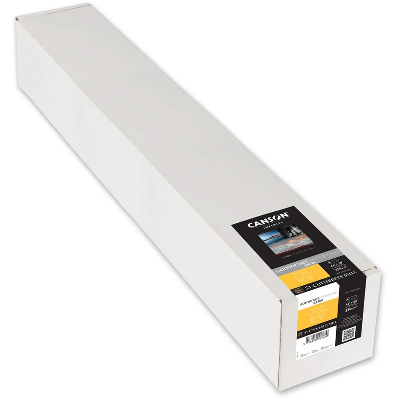 Canson Somerset Enhanced Satin White 330GSM (1118mm x 12m)