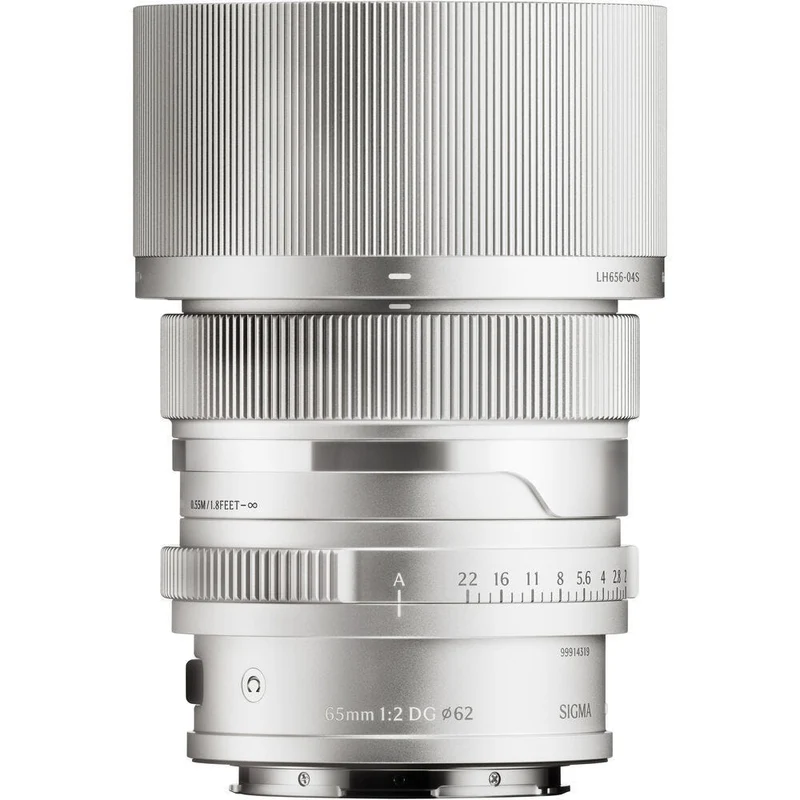 Open Box Sigma 65mm f/2 DG Contemporary Lens L-Mount Silver