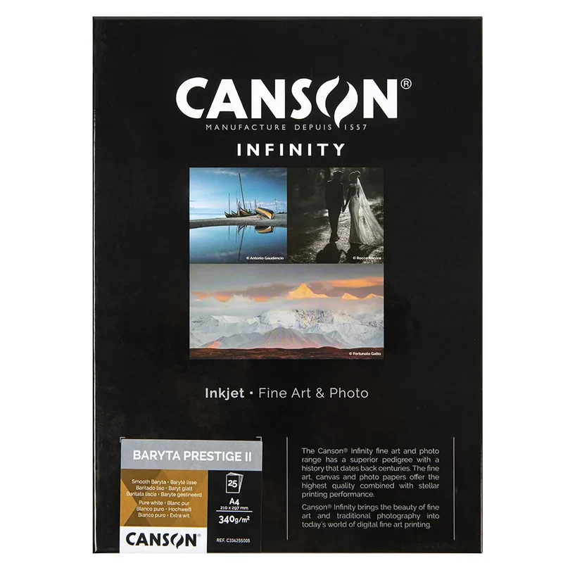 Canson Infinity Baryta Prestige II 340GSM (A4)