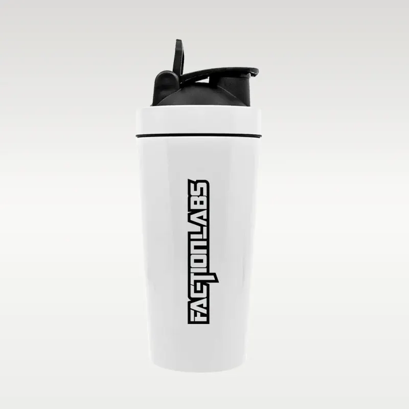 700ml Stainless Steel Shaker - White
