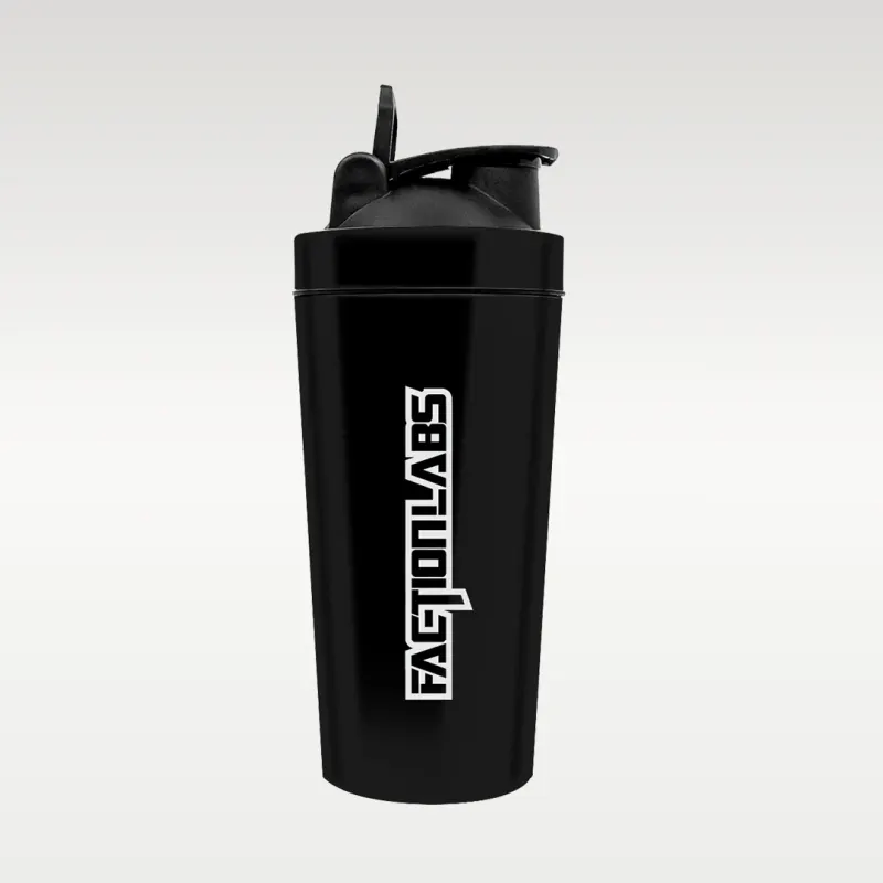 700ml Stainless Steel Shaker - Black