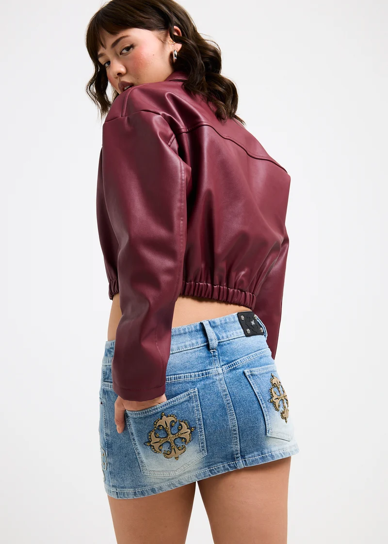 Republic Denim Mini Skirt