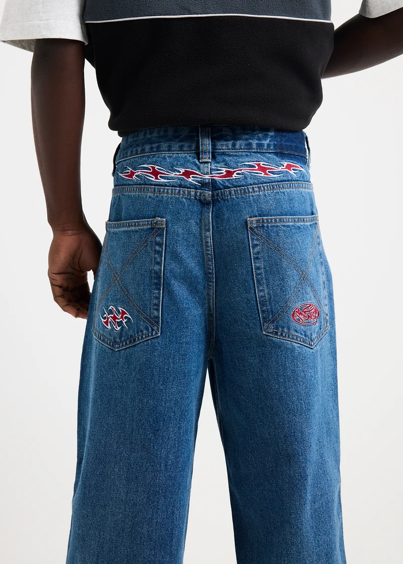 Strands Baggy Denim Jeans