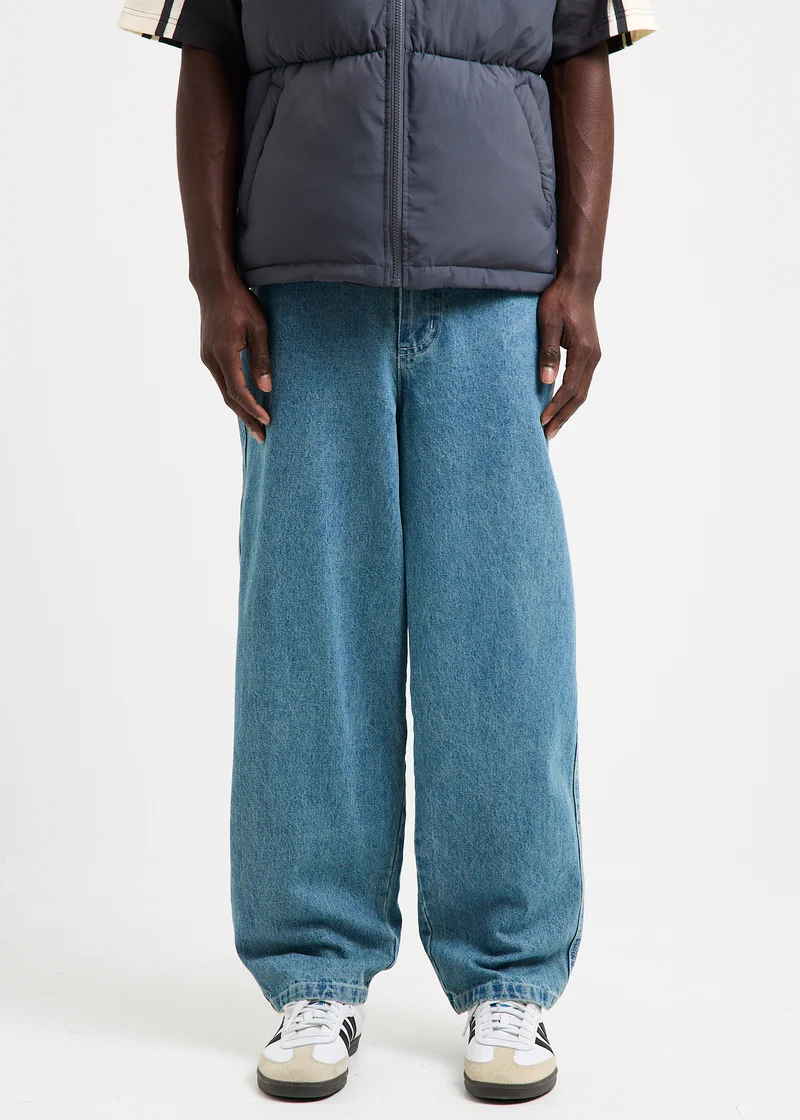 Sticker Wide Boy Denim Jeans
