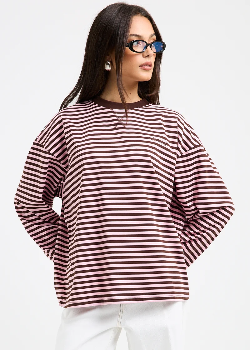 Hilo Striped Long Sleeve Top