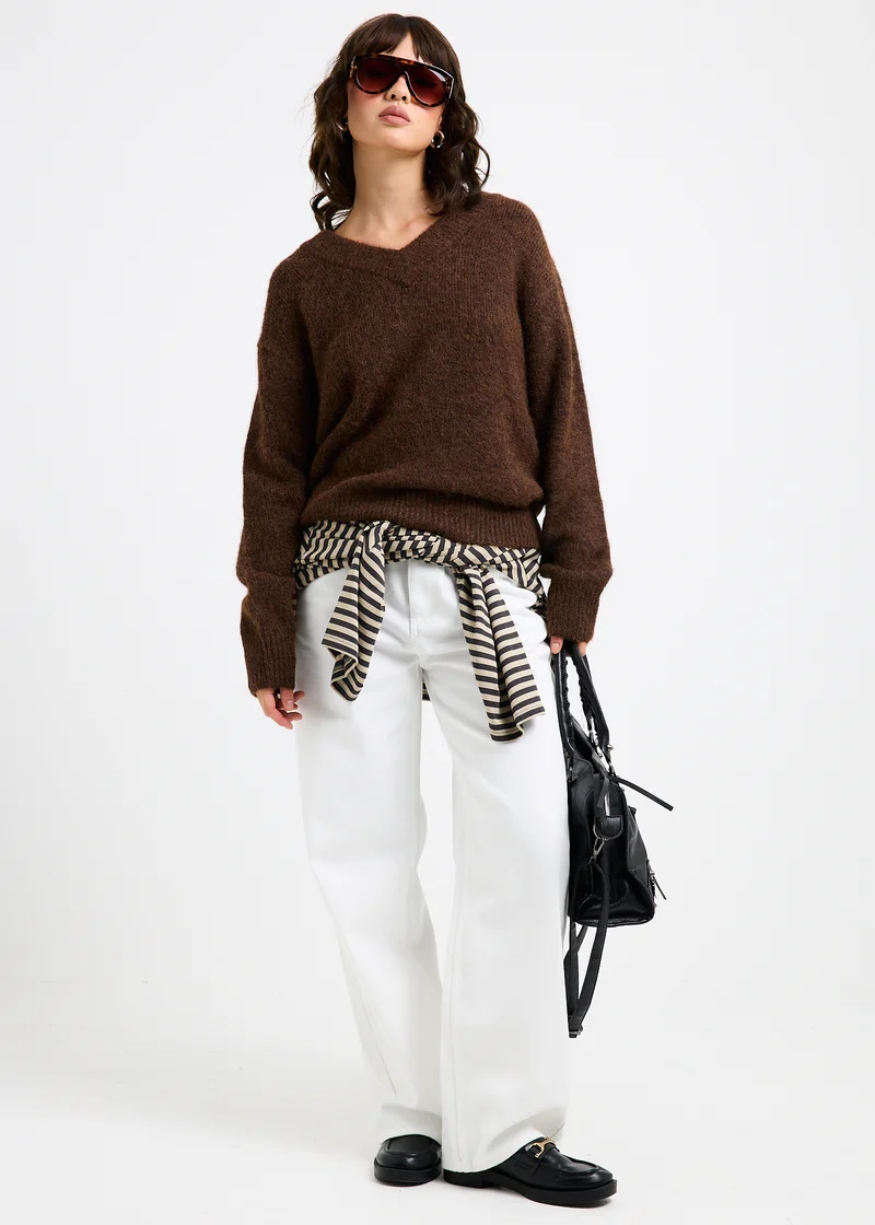 Grace V Neck Knit Jumper