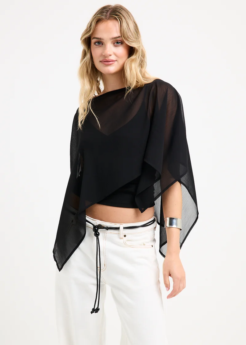 Abigail Poncho Top