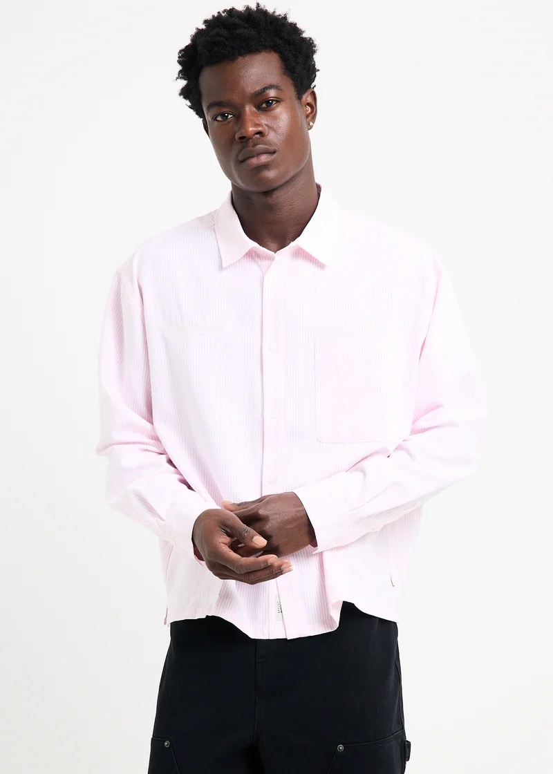 Archive Long Sleeve Cropped Shirt