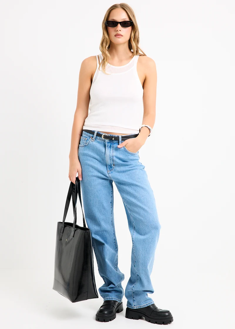 Nico Straight Denim Jeans