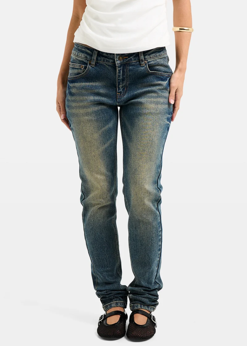Constance Low Rise Skinny Denim Jeans
