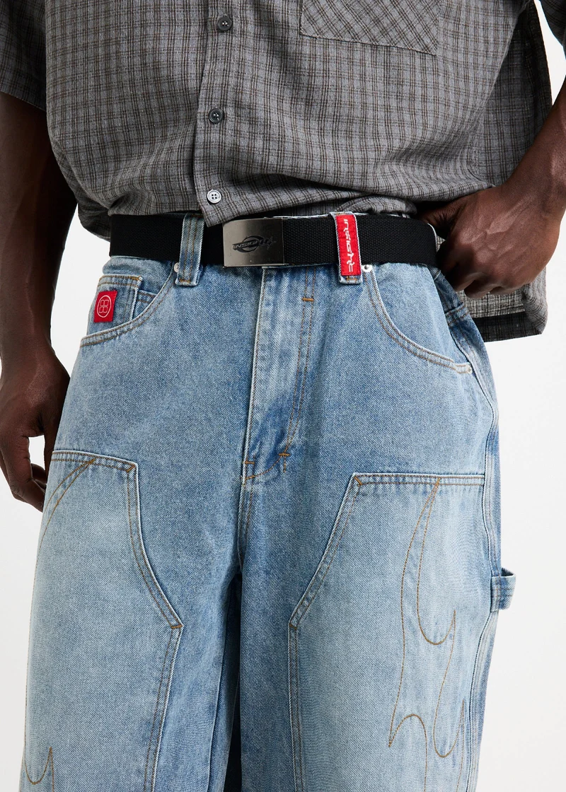 Logo Canvas Belt