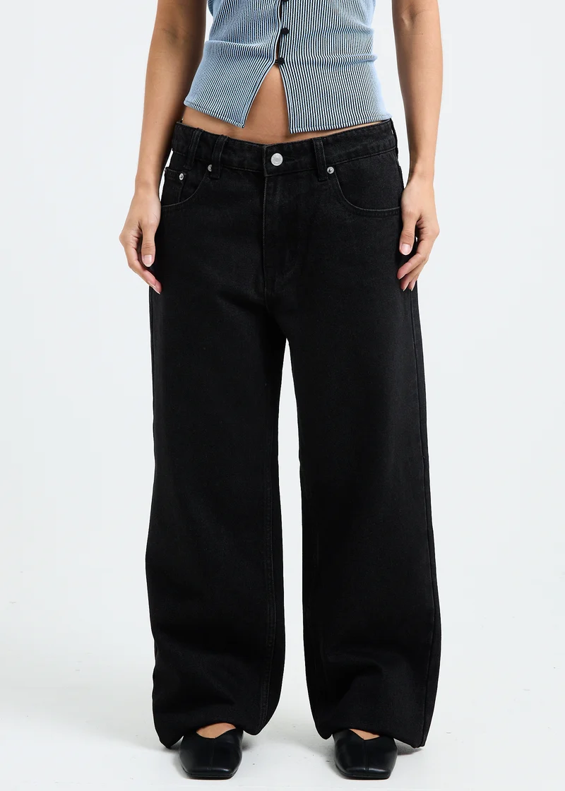 Bobby Baggy Dad Denim Jeans Petite