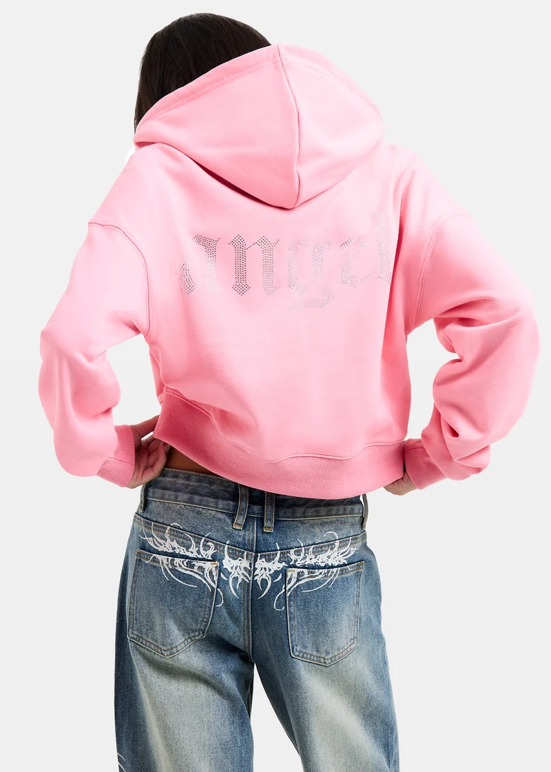 Angel Zip Through Hoodie