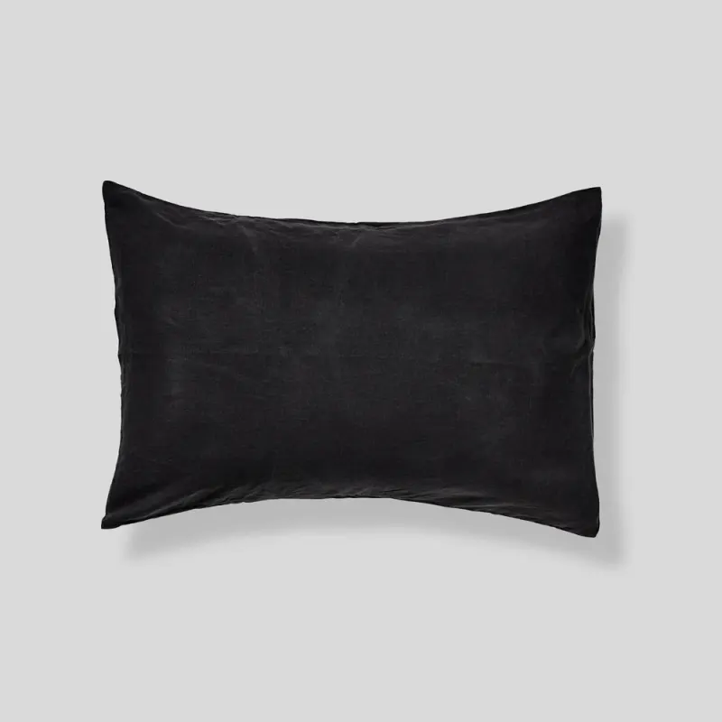 100% Linen Pillowslip Set in Kohl