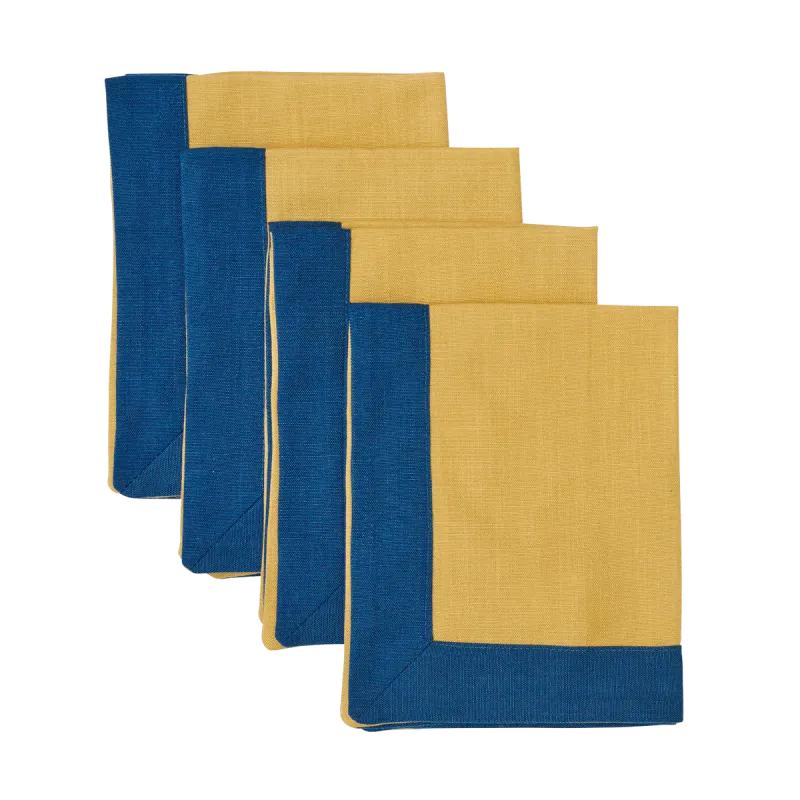 Navy & Yellow Placemat Set