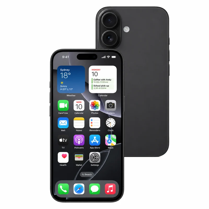 Apple iPhone 16 Plus 256GB (Black) [~Refurbished: Excellent]
