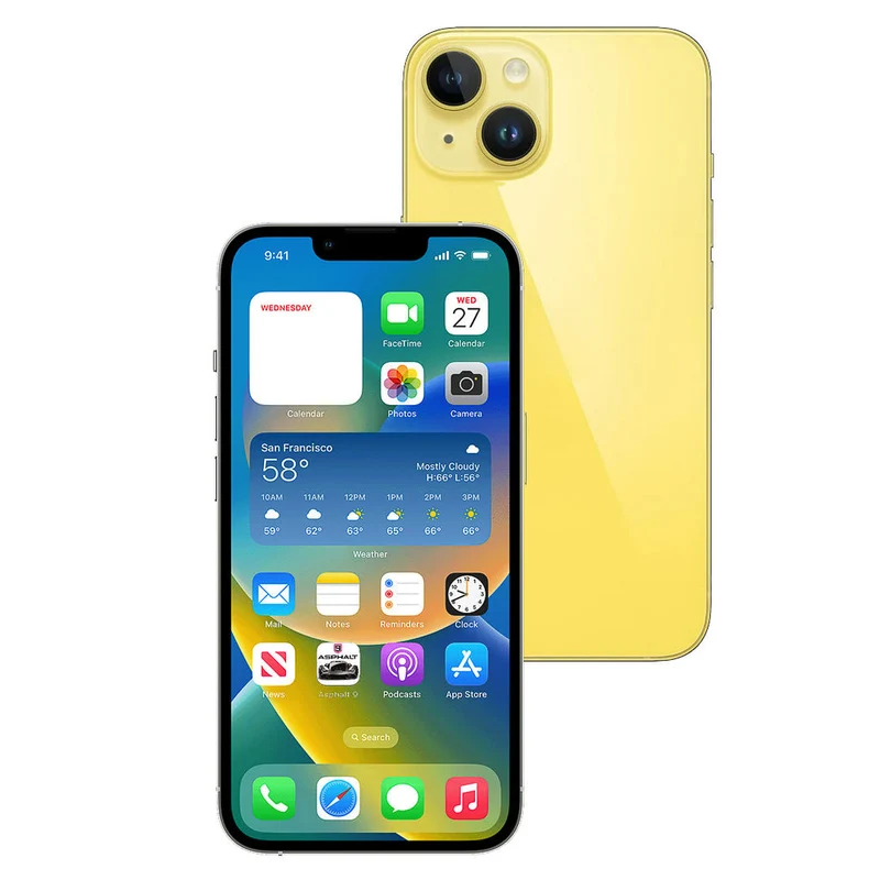 Apple iPhone 14 128GB (Yellow) [~Refurbished: Excellent]