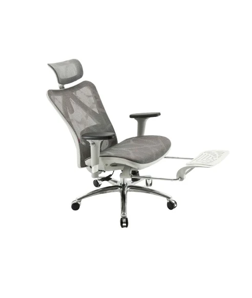 Sihoo M57 Ergonomic Office Chair with Built in Footrest (Grey)