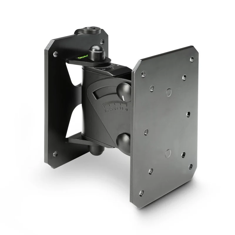 Gravity SPWMBS20B Tilt & Swivel Steel Wall Mount Holder For Speaker 20KG Black
