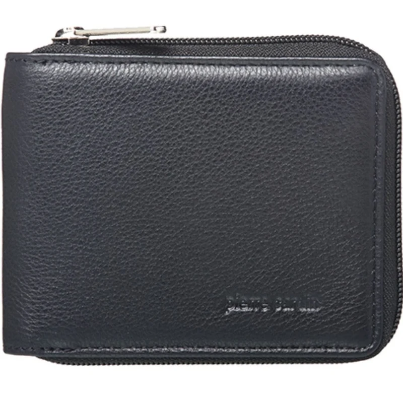 Pierre Cardin Men's Italian Leather RFID Protected Wallet 11.5cm Black