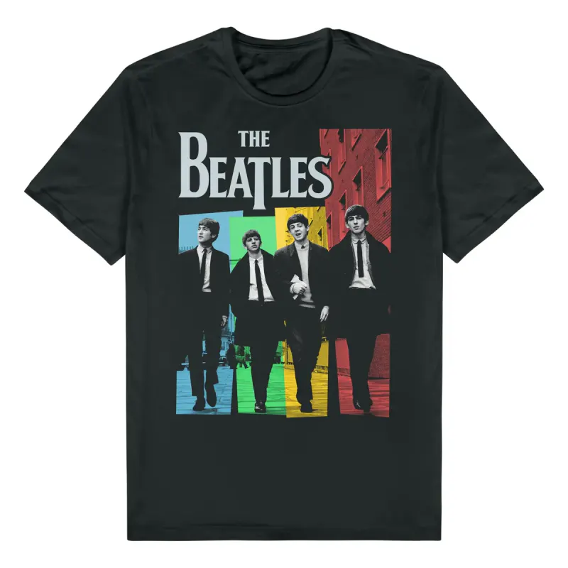 Beatles, The - Coloured Stripe T-Shirt (XXL)