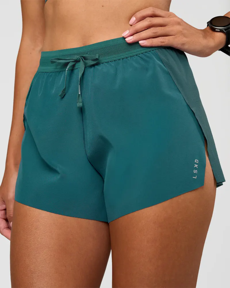 Accelerate 3" High-Rise Running Short - Transformative Teal