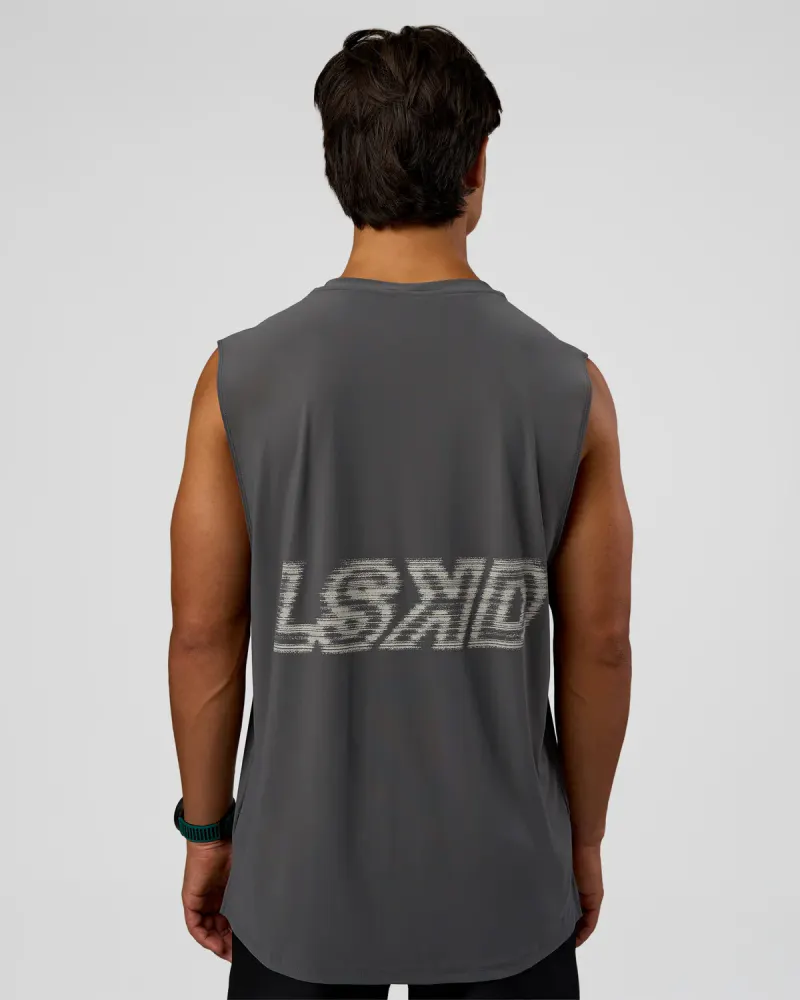 Cadence MicroMotion Muscle Tank - Dark Storm-Alloy