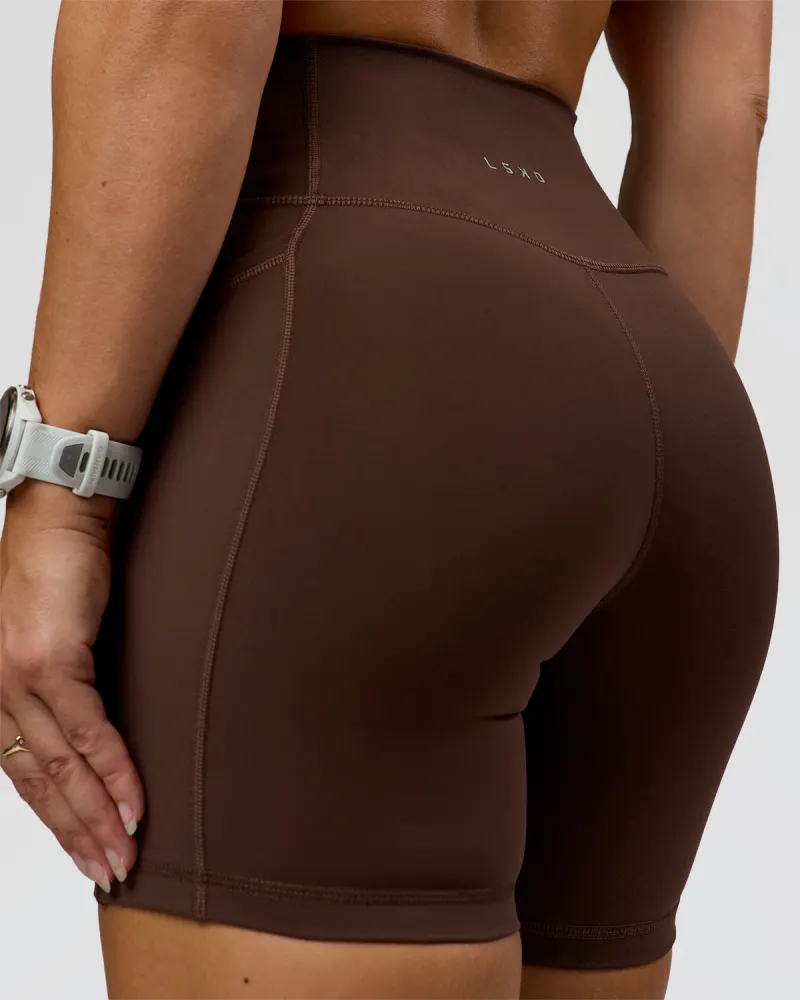 CF Fusion Ultra High-Rise 6" Short Pockets - Hot Chocolate