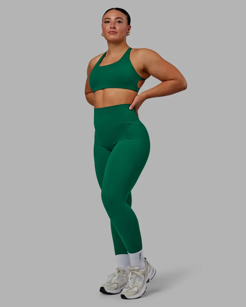 Elixir Ultra High-Rise Full Length Legging Pockets - Malachite