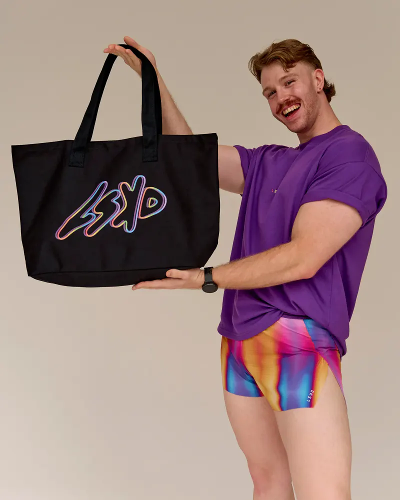 Hold It All Canvas Tote - Black-Multi