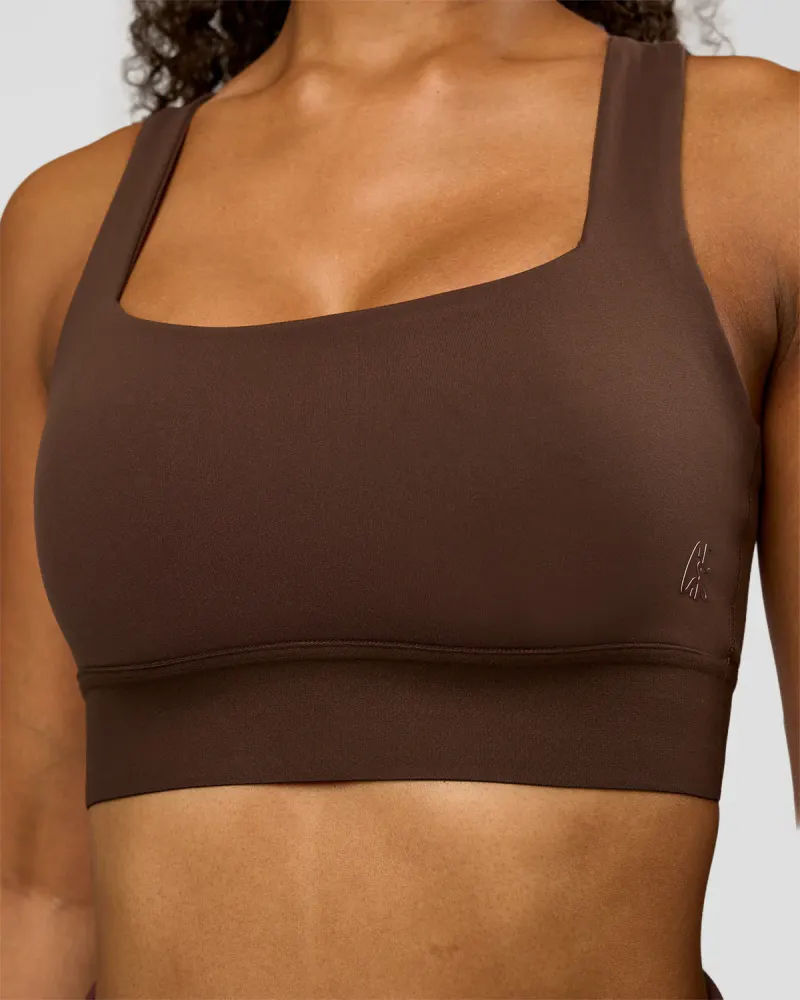 CF Train Hard Sports Bra - Hot Chocolate