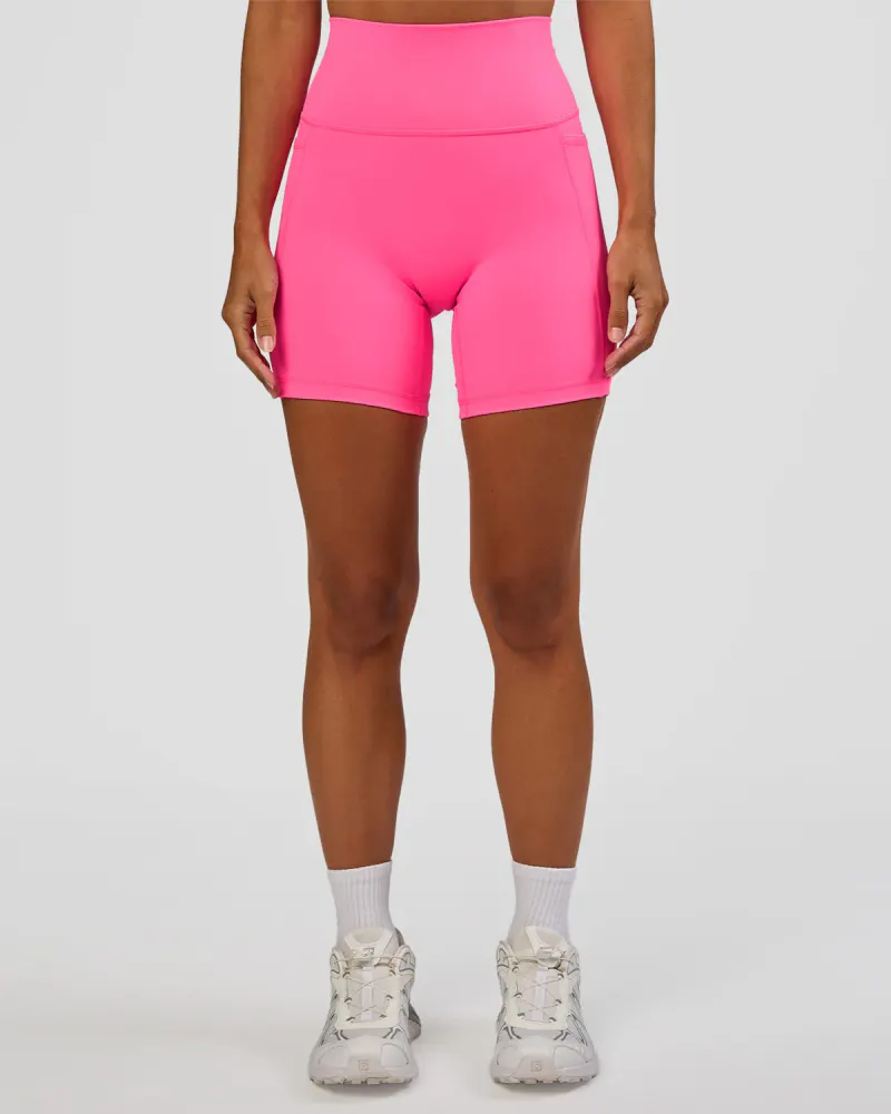 Fusion V-Contour Ultra High-Rise 6" Short Pockets - Sugar Plum