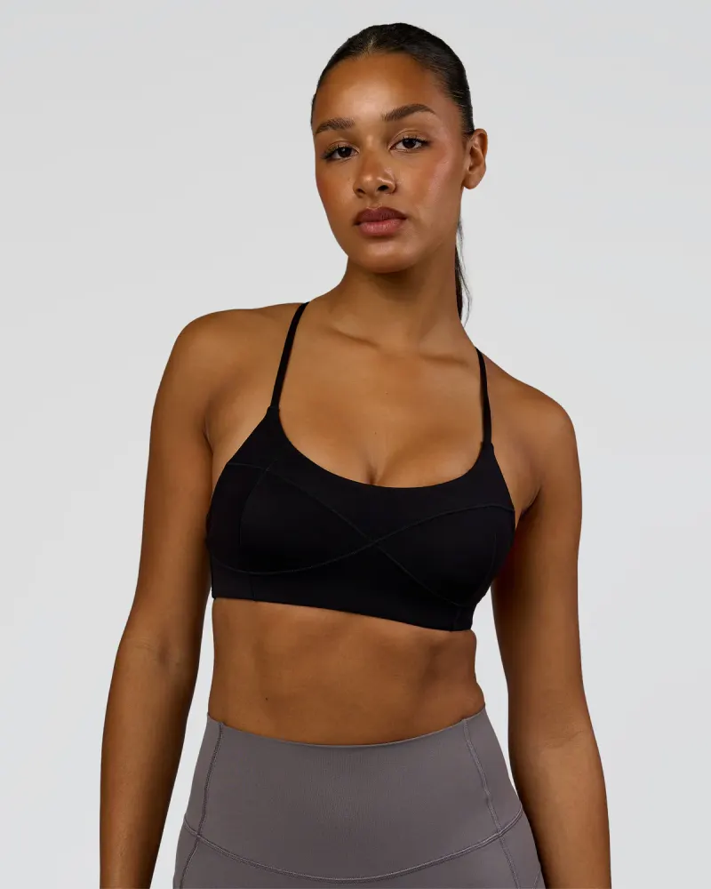 Infinite Contour Sports Bra - Black