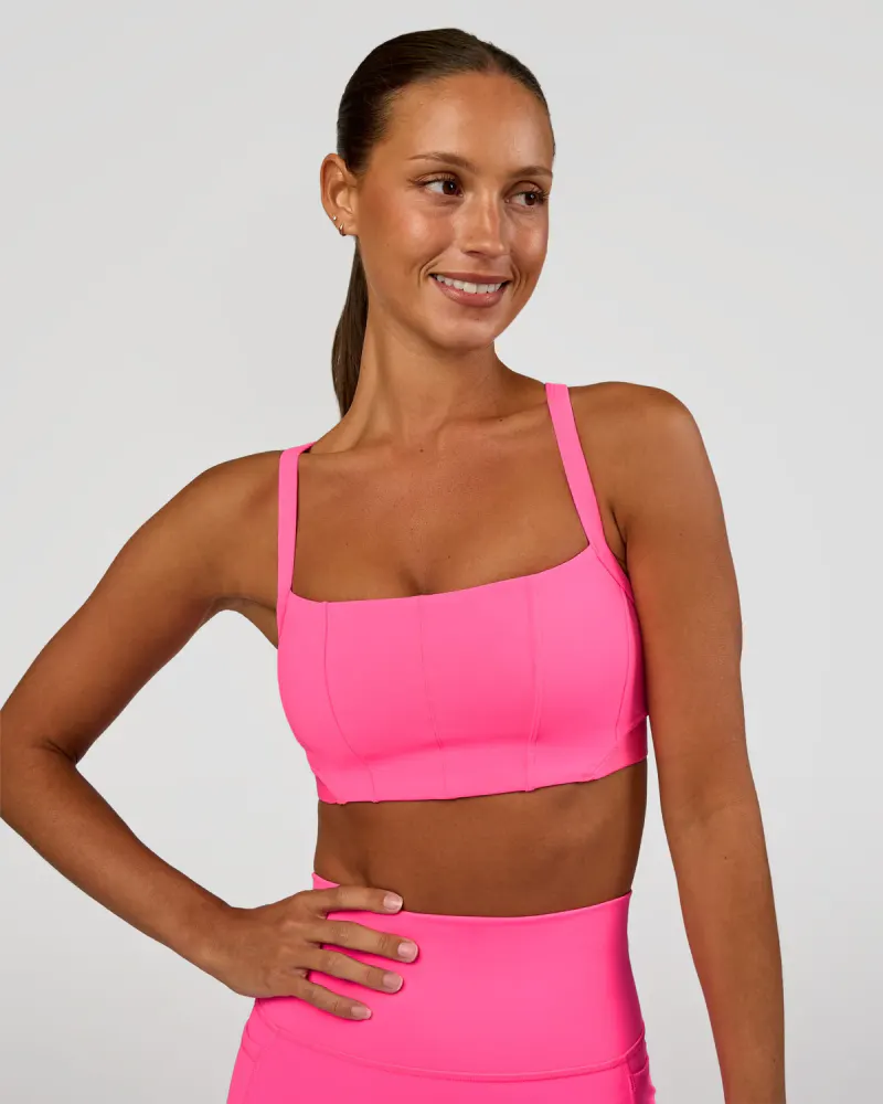 Momentum Corset Sports Bra - Sugar Plum