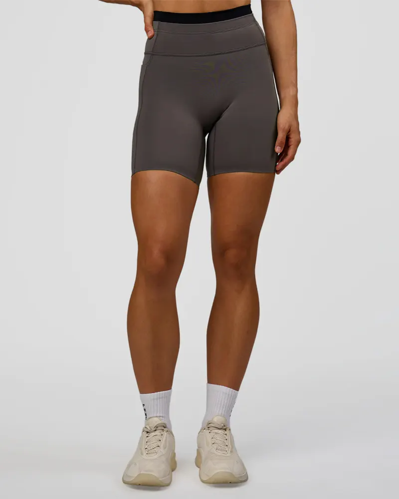 Liberate High-Rise 6" Short Pockets - Duskstone-Black