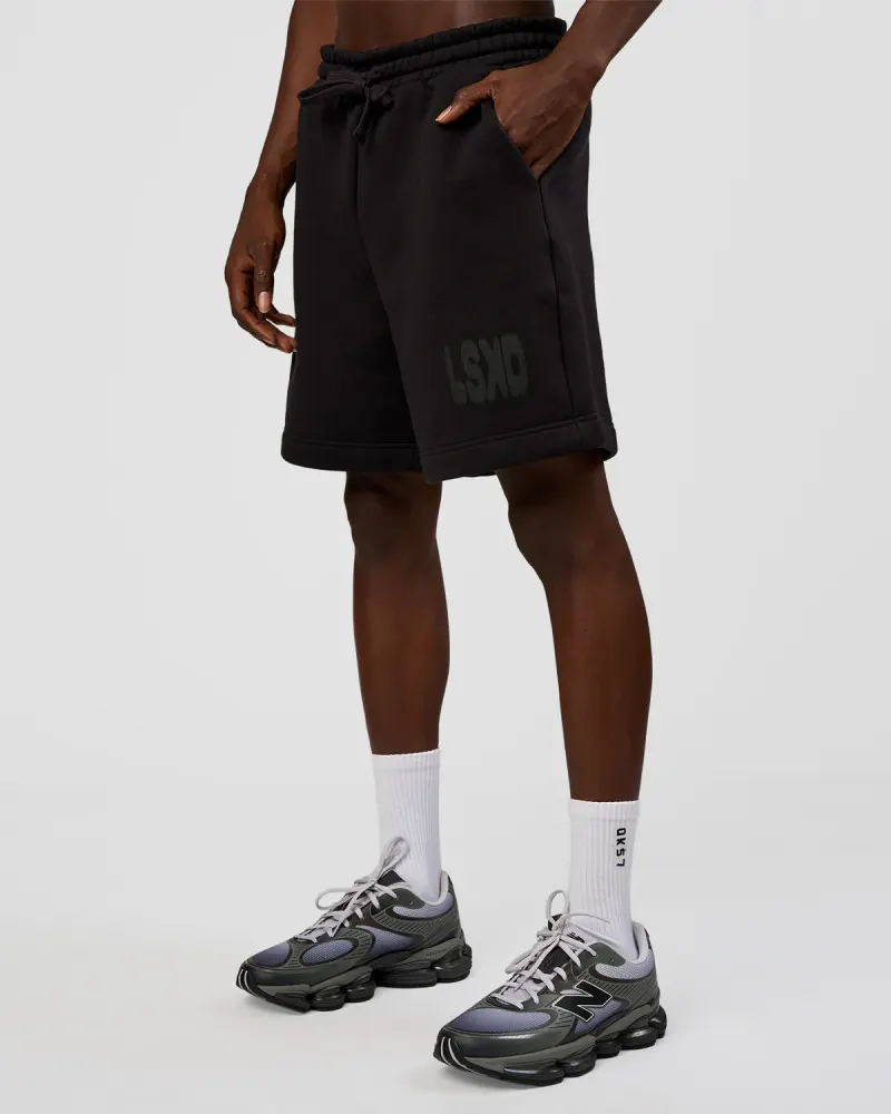 Memory In Motion Heavyweight Fleece 7" Short - Black Washed