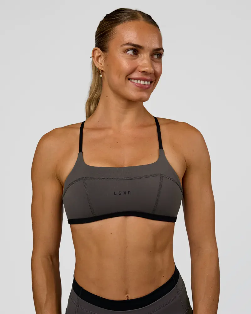 Liberate Sports Bra - Duskstone-Black
