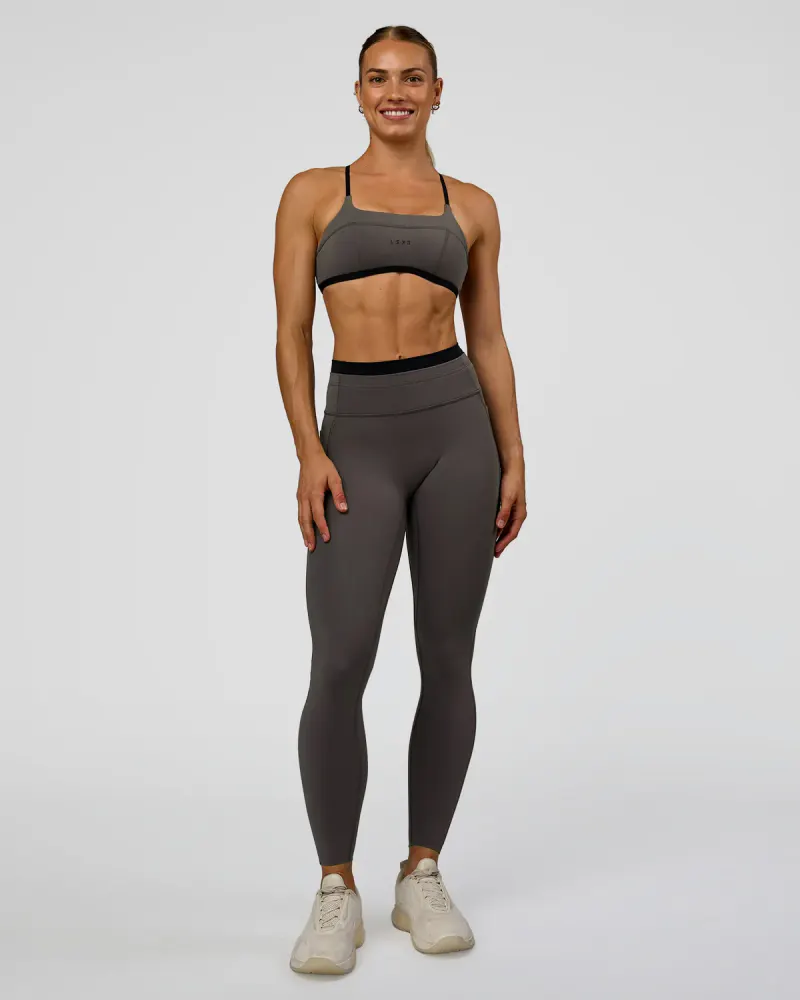 Liberate High-Rise Full Length Legging Pockets - Duskstone-Black