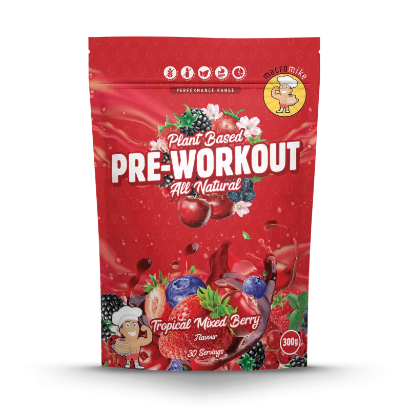 Tropical Mixed Berry Pre-Workout (300g Bag)