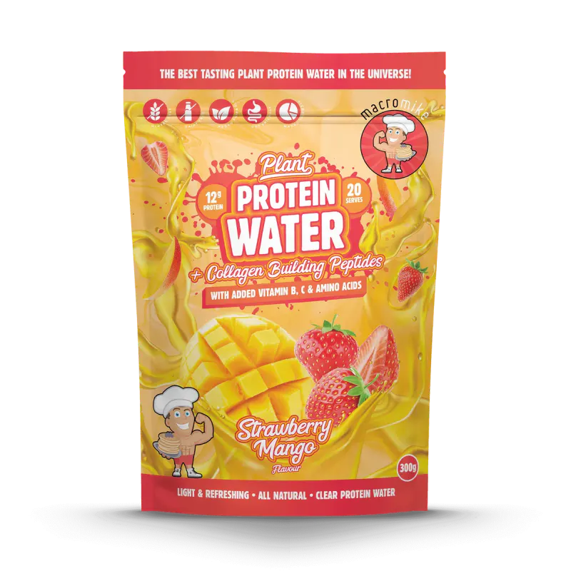 Strawberry Mango Plant Protein Water (300g Bag)