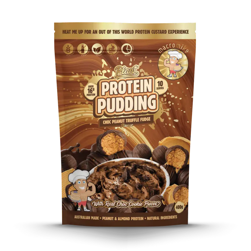 Choc Peanut Truffle Fudge Plant Protein Pudding (400g)